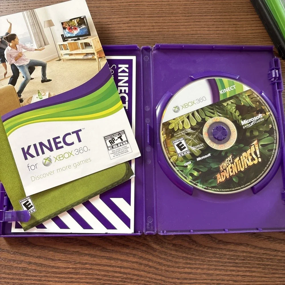 Microsoft Xbox 360 Kinect Adventures Game (Used , Works Great) Complete